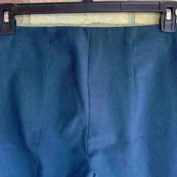 Vince Navy elastic waist with side zipper skinny pants trousers - Picture 10 of 10